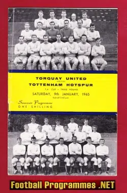 Torquay United v Tottenham 1965 - FA Cup