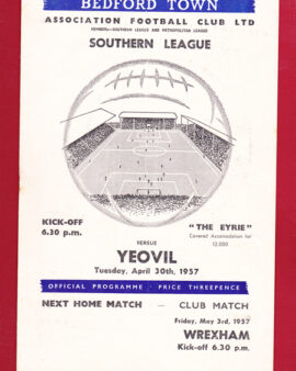 Bedford Town v Yeovil Town 1957 – Souhern League