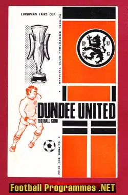 Dundee United v Newcastle United 1969 – European Fair Cup