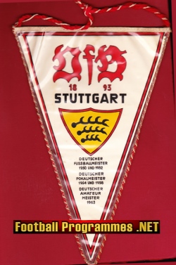 Germany Football Pennant 1960s – Stuttgart