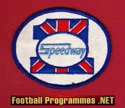 Speedway Cloth Patch Badge - Speedway Number 1