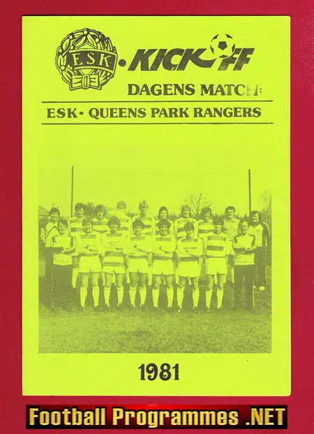 ESK v QPR 1981 – Pre Season Friendly Sweden