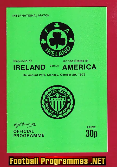 Ireland v United States Of America 1979 – USA Dalymouth Park