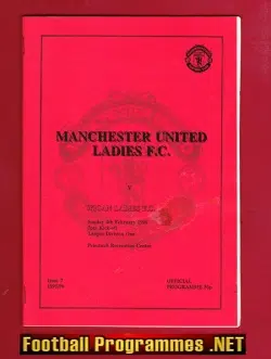 Manchester United Ladies v Wigan 1996 - Man Utd Women