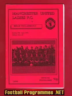 Manchester United Ladies v Belle Vue 1995 - Man Utd Womens Football