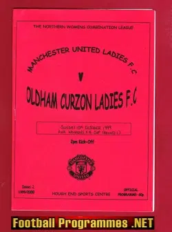 Manchester United Ladies v Oldham Curzon 1999 - Man Utd Women