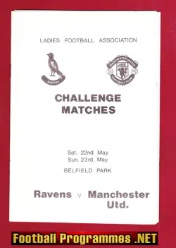 Dublin Ravens Ladies v Manchester United 1990s ? Womens Football Ireland