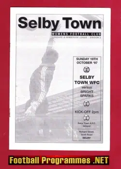 Selby Town Ladies v Bright Sparks 1997 - Women's Football