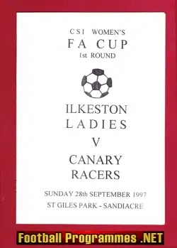 Ilkeston Town Ladies v Canary Racers 1997 - Women's