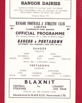 Bangor v Portadown 1960s ? – Ireland