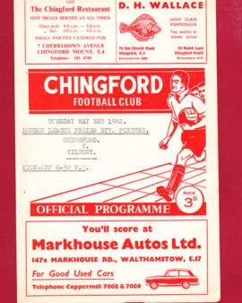 Chingford Town v Tilbury 1962 – London League