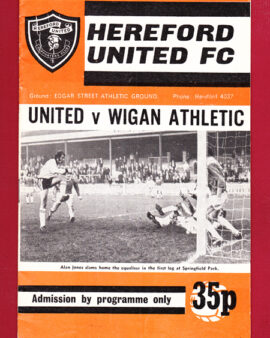 Hereford United v Wigan Athletic 1972 – Senior Cup Final – Icke