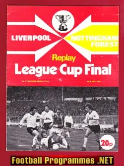 Liverpool v Nottingham Forest 1978 – League Cup Final Replay OT