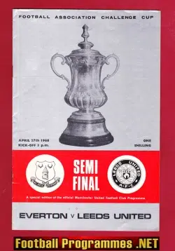 Leeds United v Everton 1968 - FA Cup Semi Final Old Trafford