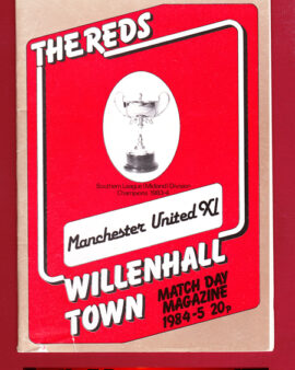 Willenhall Town v Manchester United 1984 – Friendly v Man Utd
