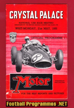 Crystal Palace National Motor Car Race Meeting 1956
