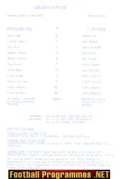 Huddersfield Town v Leeds United 1986 – West Riding Senior Cup
