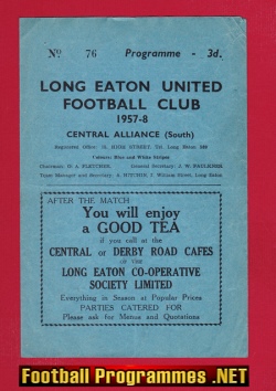 Long Eaton United v St Neots 1957 – Central Alliance Division