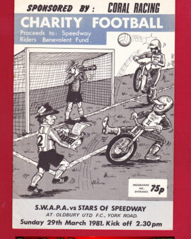Stars Of Speedway v SWAPA 1981 – Charity Football at Oldbury Utd