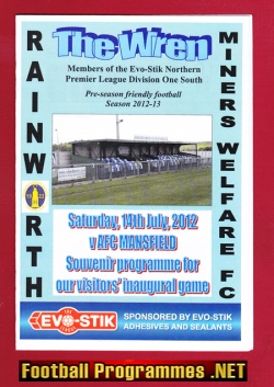 Rainworth Miners Welfare v AFC Mansfield 2012 – First Ever – 1st