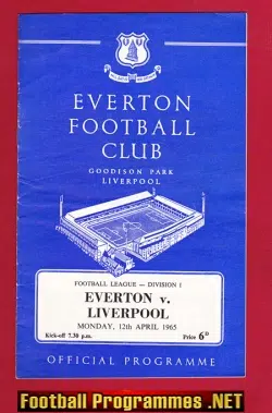 Everton v Liverpool 1965