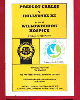 Prescot Cables v Hollyoaks 2009 – TV Charity Match Willowbrook