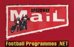 Speedway Mail Racing Cloth Patch Badge 1970s