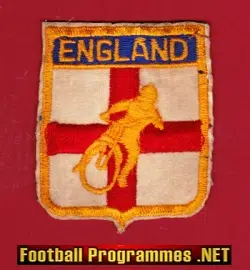 England Speedway Cloth Patch Badge 1970s