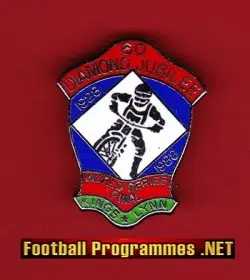 Kings Lynn Speedway Diamond Jubilee Badge 1928 – 1988