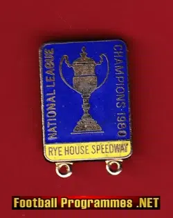 Rye House Speedway Badge National League 1980