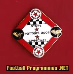 Stoke Speedway Potters Badge 2005
