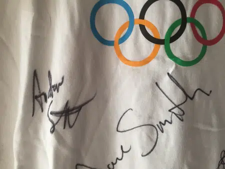 Olympic Games London Official T-Shirt Multi Signed Team GB 2012