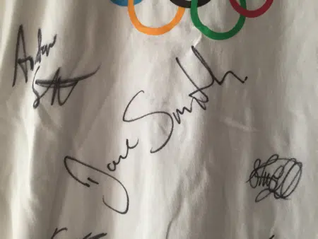 Olympic Games London Official T-Shirt Multi Signed Team GB 2012