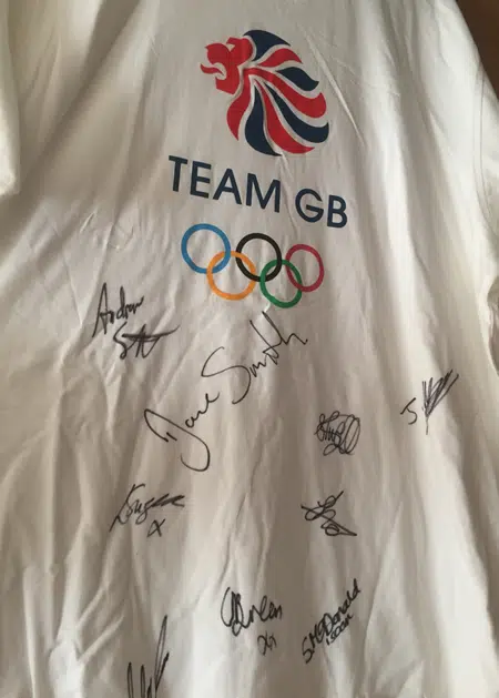 Olympic Games London Official T-Shirt Multi Signed Team GB 2012