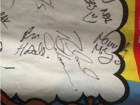 Olympics Commonwealth Games T-Shirt bib Signed Autographed 2014