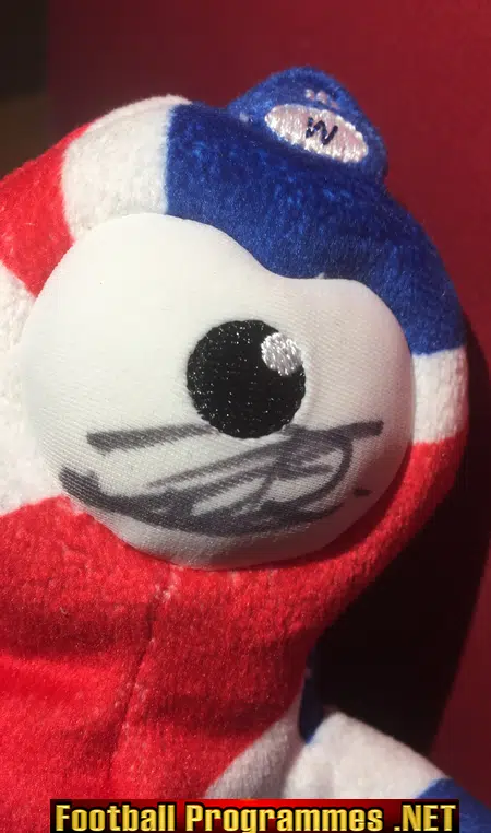 Olympic Games London Official Wenlock Mascot Cuddly Toy Signed 5