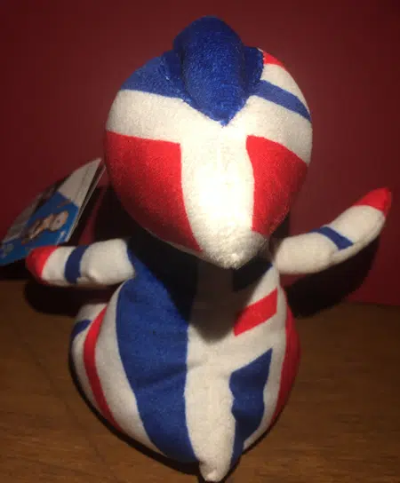Olympic Games London Official Wenlock Mascot Cuddly Toy Signed 5