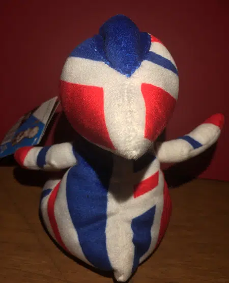 Olympic Games London Official Wenlock Mascot Cuddly Toy Signed 5