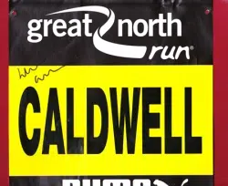 Olympic Marathon Runners Official Race Bib Autographed Signed 1