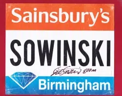 Olympic Marathon Runners Official Race Bib Autographed Signed 3