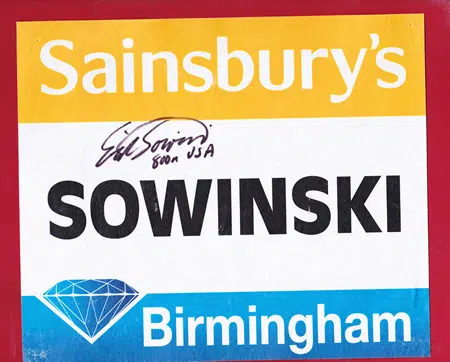 Olympic Marathon Runners Official Race Bib Autographed Signed 6