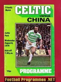 Glasgow Celtic v China 1979 - Friendly Game