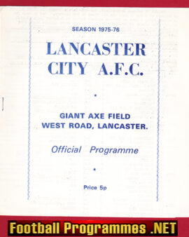Lancaster City v Netherfield 1976 – LFA Challenge Trophy Replay