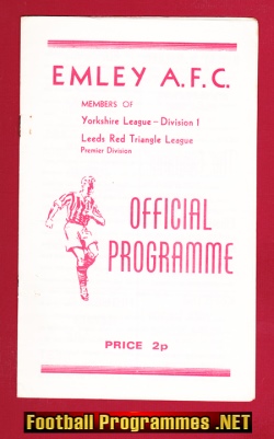 Emley v Kiveton Park 1974 – Yorkshire Leeds Triangle League