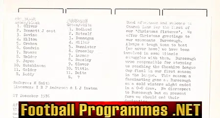 New Mills v Burscough 1976