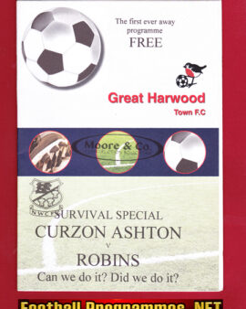 Great Harwood Town v Curzon Ashton 2005 – First Away Match