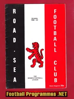 Mick Farmer Testimonial Benefit Match Road Sea FC 1986 - DEFUNCT