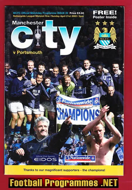 Manchester City v Portsmouth 2002 – Champions Edition