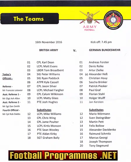 British Army v German Armed Forces 2016 - Rememberance Day Women