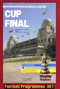 Watford v Everton 1984 - FA Cup Final Wembley